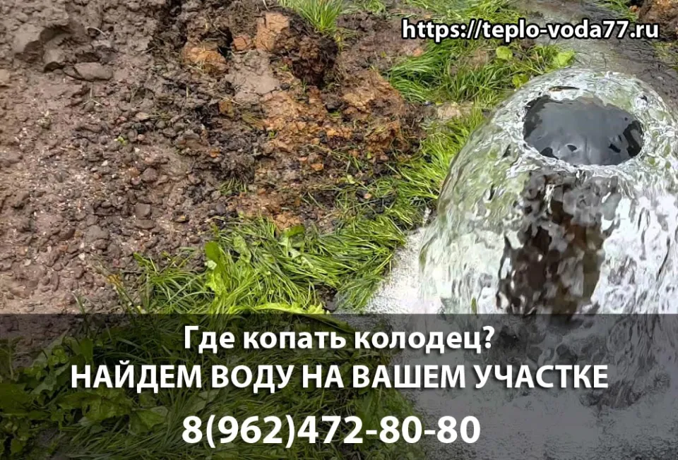 Поиск воды на участке в Клине перед копкой колодца
